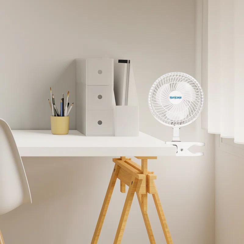 Hurricane Hurricane 10'' Oscillating Retro Clip Fan Fan