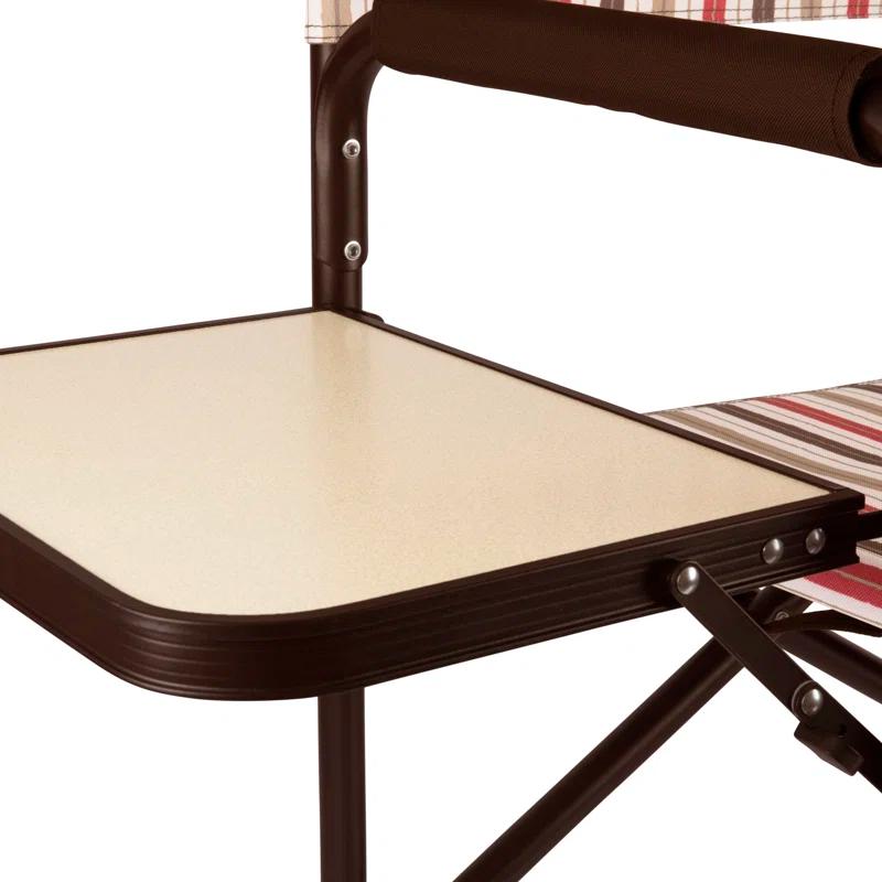 Picnic Time Sports Outdoor Portable Camp Chair with Side Table