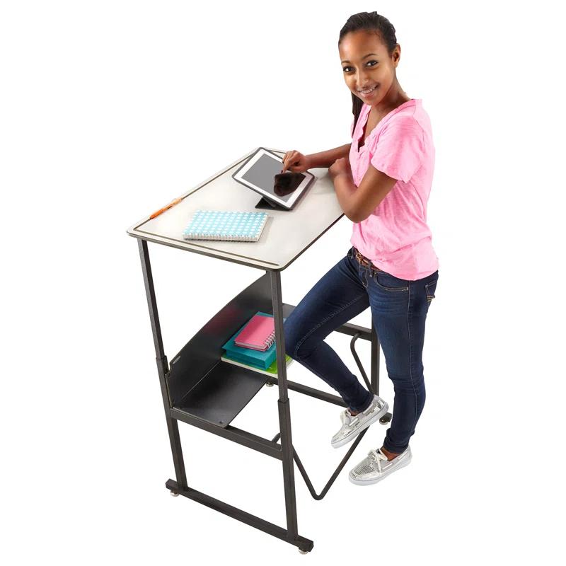Safco Products Company AlphaBetter® Metal Adjustable Height Open Front Desk