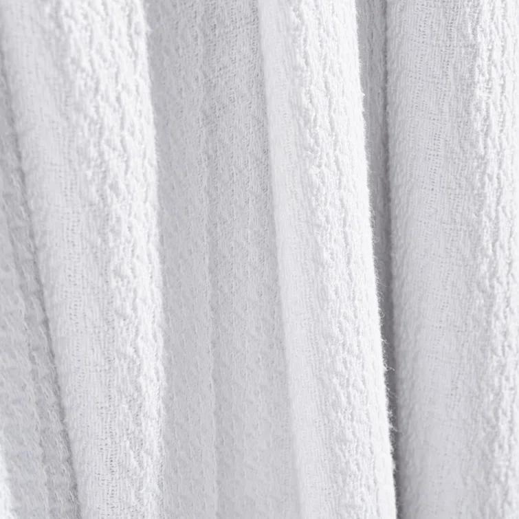 Superior Waffle Weave Honeycomb Knit Soft Textured All-Season Cotton Blanket