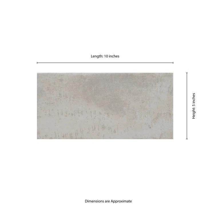 Ackland Montello 5 in. x 10 in. Matte Porcelain Brick Look Floor and Wall Tile