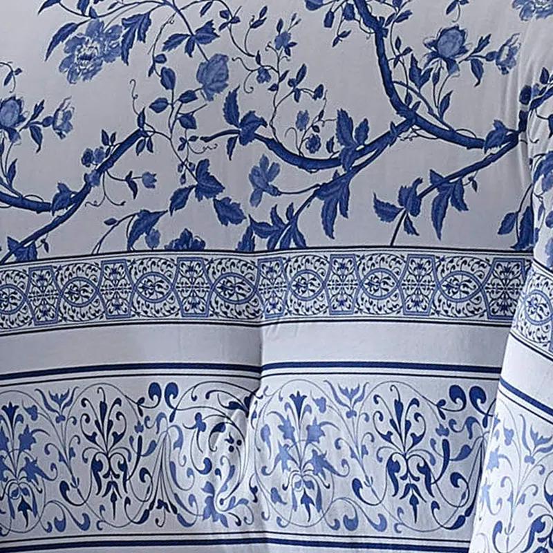 Laura Ashley Laura Ashley Charlotte Cotton Reversible Blue Comforter Set