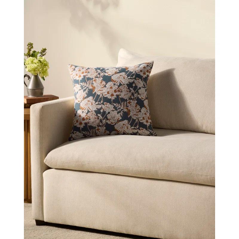 Matilda Pillow x Chris Loves Julia x Loloi - Blue and Orange