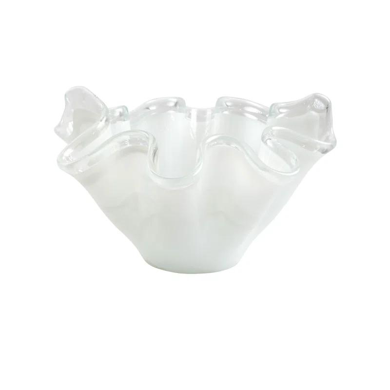 VIETRI Onda Handmade Glass Decorative Bowl 1