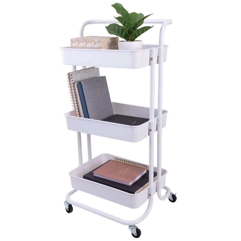 Organize It All Organize It All 3 Tier Rolling Basket Cart