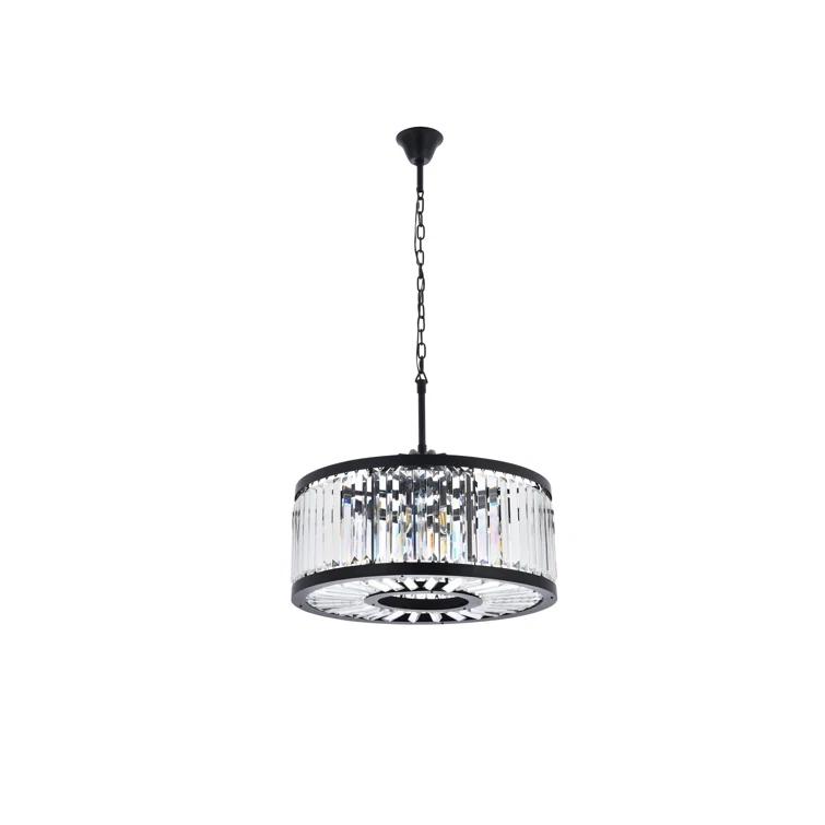 Everly Quinn Dorinda 8 - Light Dimmable Drum Chandelier