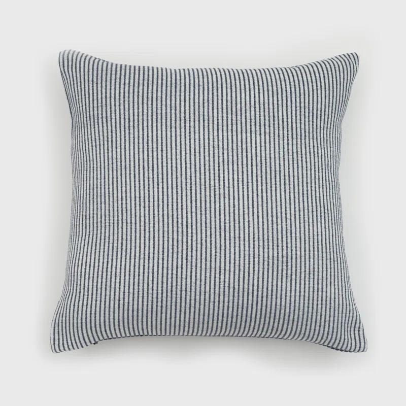 EverGrace Elsa Reversible Pinstripes Striped Reversible Throw Pillow