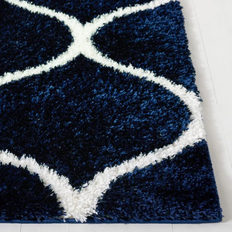 Red Barrel Studio® Tahoe Shag Performance Geometric Rug