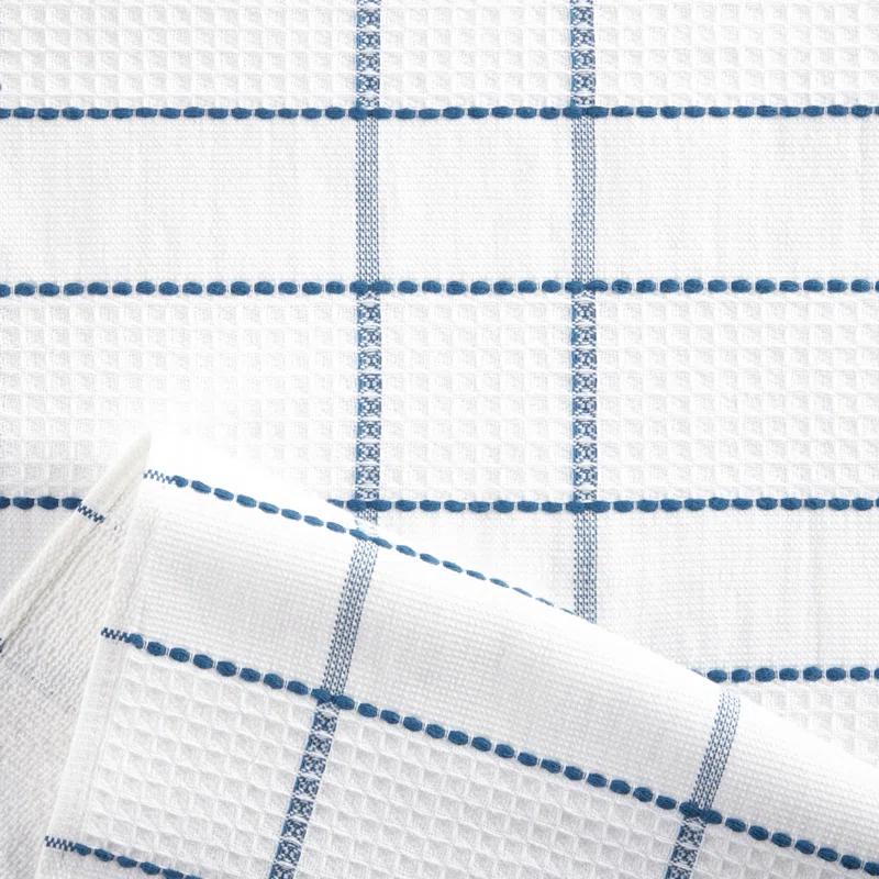 Martha Stewart Martha Stewart Modern Waffle Kitchen Towel Set 6-Pack, Linen, 16"x28" (Set of 6)