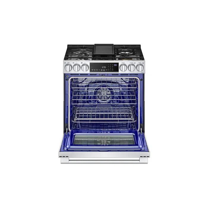 LG Studio LG STUDIO Smart Wi-Fi Dual Fuel Slide-in Range with ProBake Convection® and EasyClean®, 6.3 cu. ft. LSDS6338F