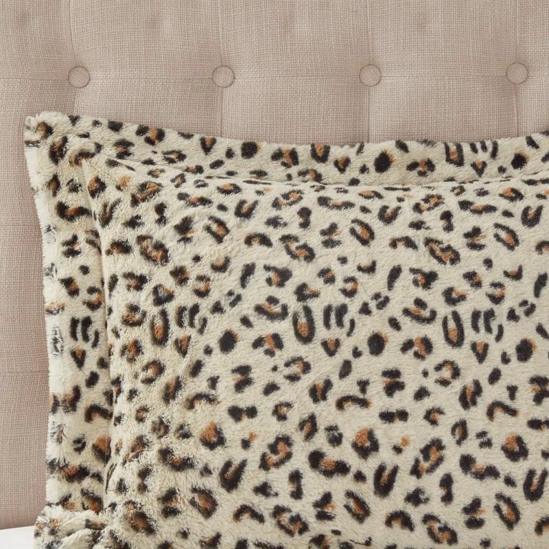 Madison Park Zuri Faux Fur Comforter Set