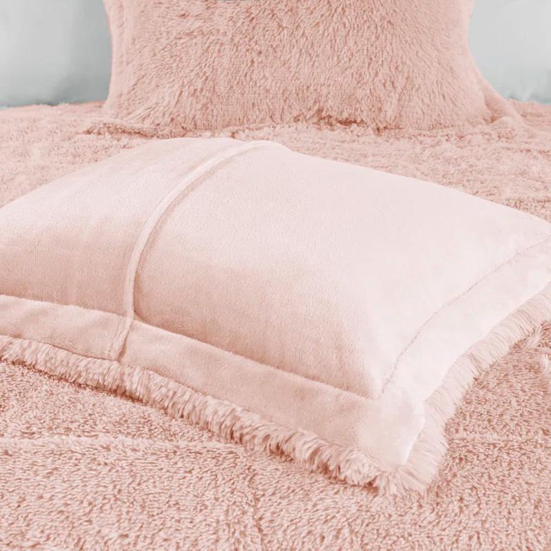 Intelligent Design Malea Shaggy Faux Fur Comforter Mini Set