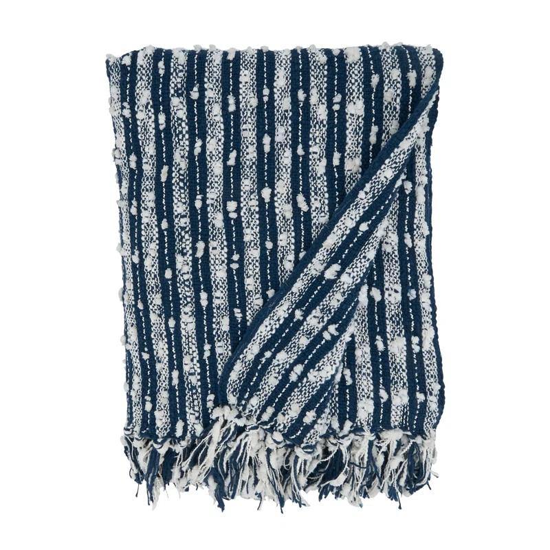Saro Sevan Collection Hand Woven Throw Blanket