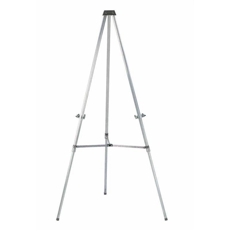 AARCO Folding Adjustable Metal Tripod Easel