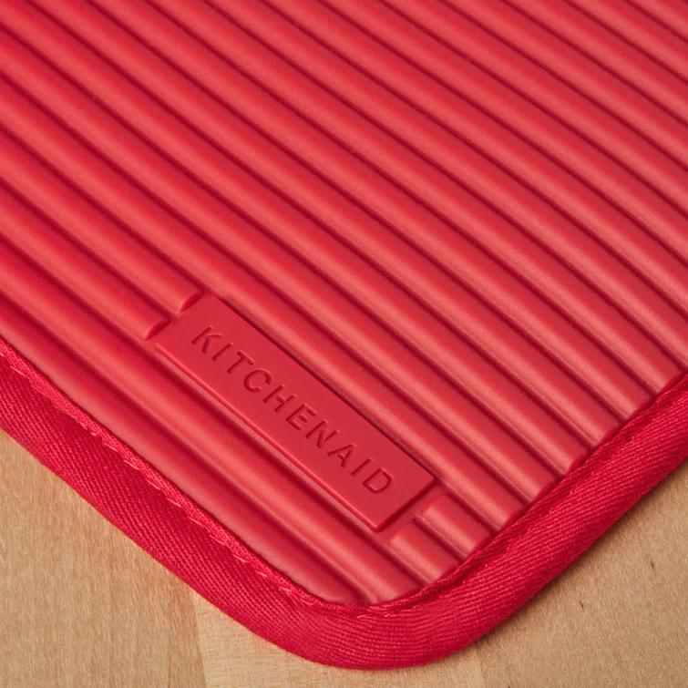 KitchenAid® KitchenAid Ribbed Soft Silicone Oven Mitt (Set of 2)