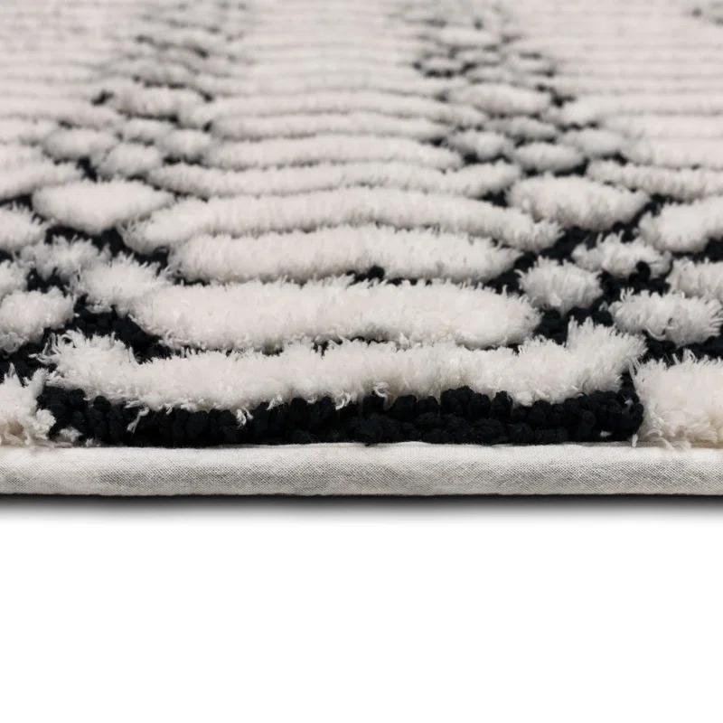 Mohawk Home Linkage Casual Geometric Polyester Machine Washable Knitted Bath Mat