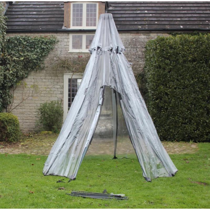 Haxnicks 11.5 Ft. W x 11.5 Ft. D Large Sunbubble Walk-in Greenhouse