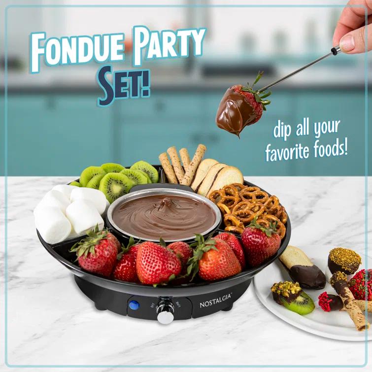 Nostalgia Nostalgia 10-Ounce Fondue Party Set