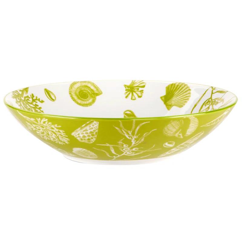 Seaside Set of 6  Soup Pasta Bowl 6 asst 9.25in Diam x 2.25in 40oz (Set of 6)