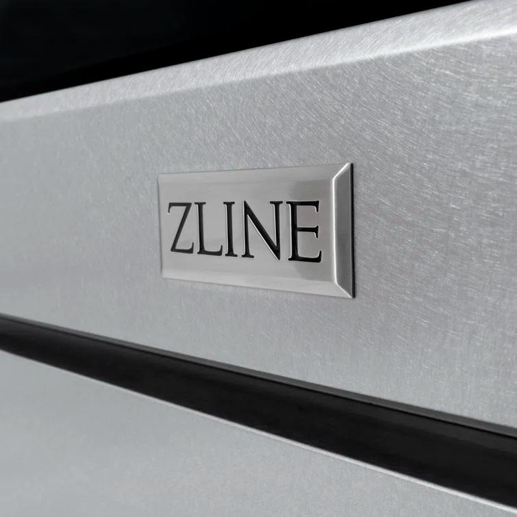 ZLINE Satin ZLINE 30 in. Paramount Gas Range w/ 4 Burners & Convection Oven w/ Door SGRS-30