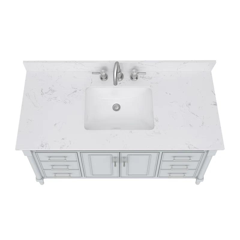 Avanity Bristol 48" Free Standing Single Bathroom Vanity with Engineered Stone Top