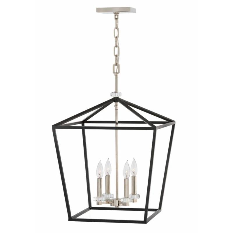 Hinkley Stinson 4 - Light Lantern Geometric Chandelier