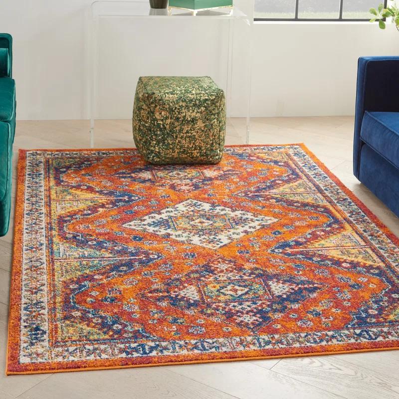 Bungalow Rose Rectangle Haycraft 9' X 12' Area Rug