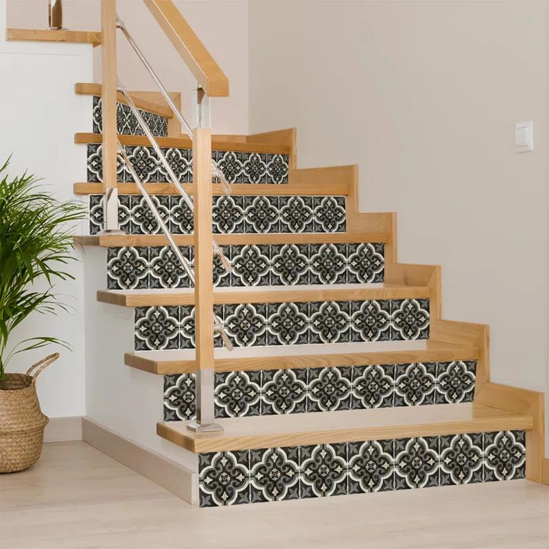 5'' W x 5'' L Vinyl Peel and Stick Mosaic Tile (Set of 24)