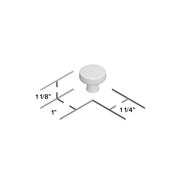 Amerock Blackrock 1-5/16 inch (33mm) Diameter Golden Champagne Cabinet Knob