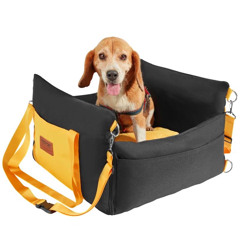 VEVOR Dog Booster Car Seat Pet Car Seat for Small Dog up to 25lbs
