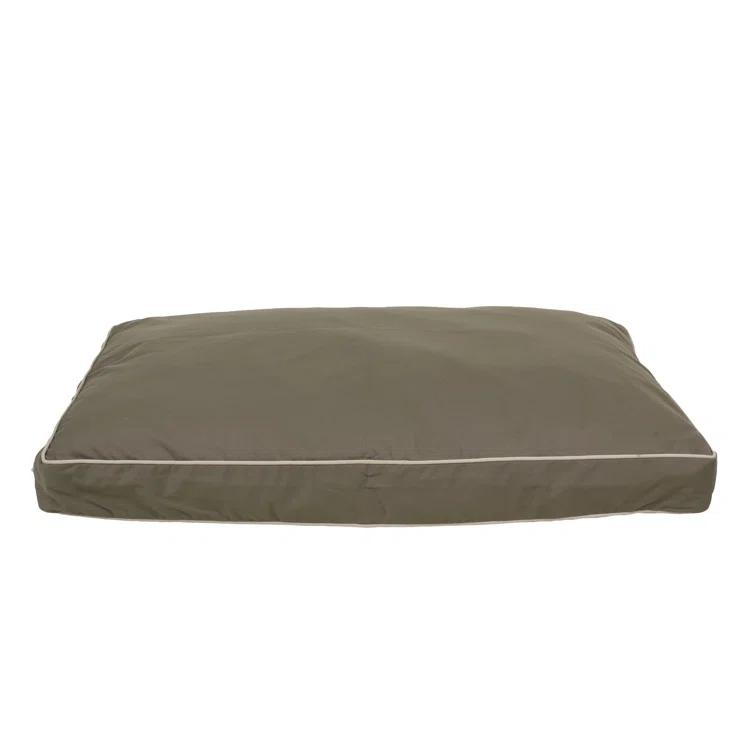 Carolina Pet Company Classic Twill Rectangular Pet Bed with Khaki Cording & Reviews | Perigold