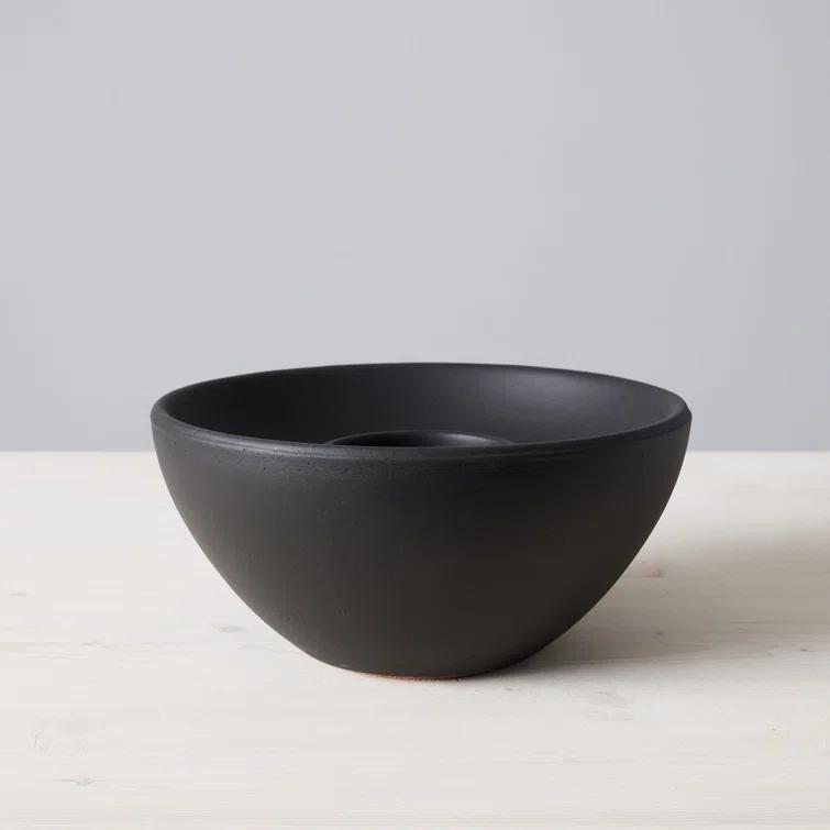 TerraFlame TerraFlame Basin Concrete Table Top Gel Fuel Fire Bowl - Indoor and Outdoor Use