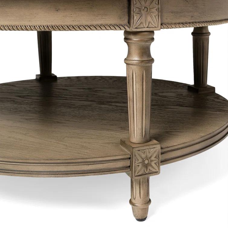 Maven Lane Maven Lane Pullman Round Wooden Coffee Table