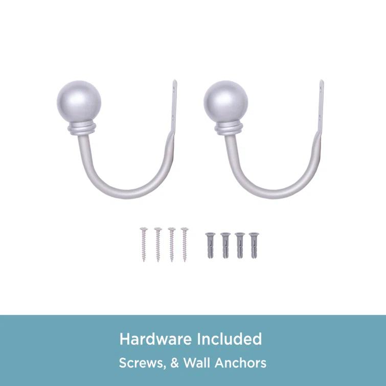 Kenney Kenney Decorative Ball Holdbacks For Curtains And Drapes (Set of 2)