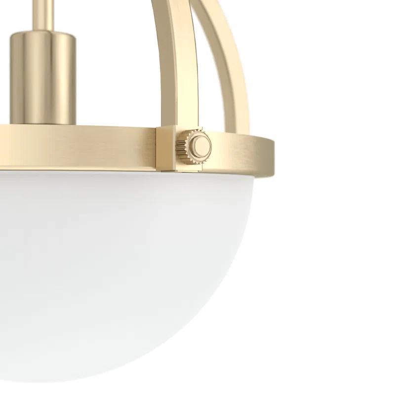 Hunter Fan Wedgefield 1 - Light Shaded Globe Pendant