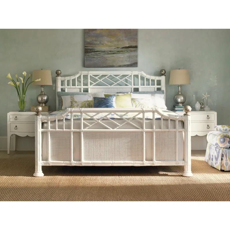 Tommy Bahama Home Ivory Key Pritchards Bay Panel Bed