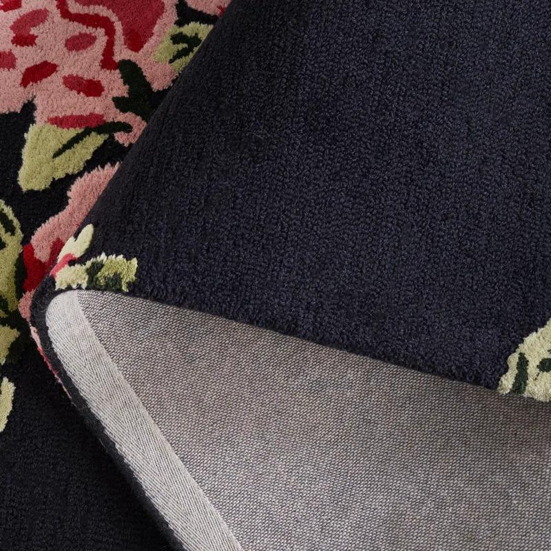 Jardin Hand Tufted 80% Wool And 20% Cotton Floral Rug