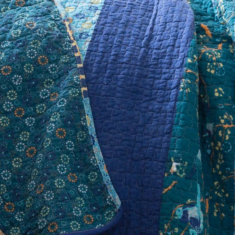 Lush Decor Royal Empire Cotton Reversible 3 Piece Quilt Set