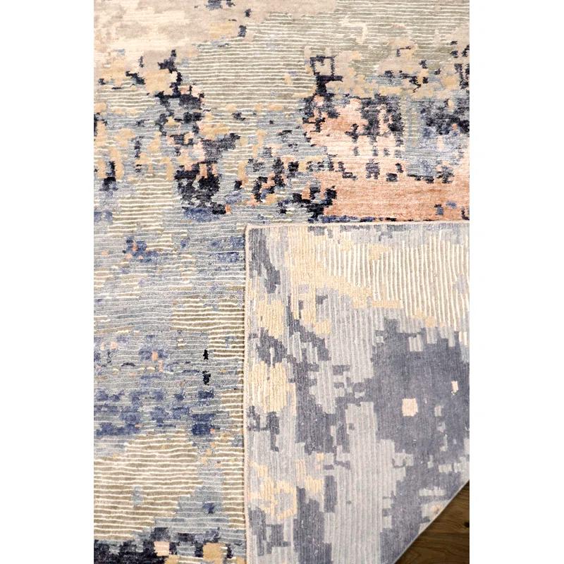 Hand Knotted Abstract Rug