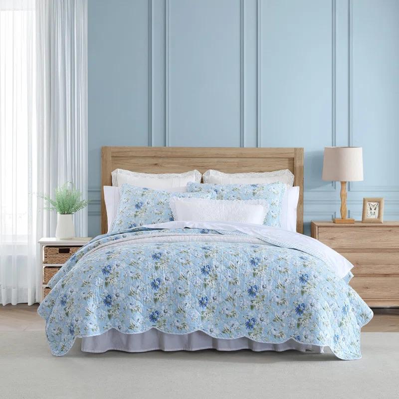 Standard Cotton Reversible Quilt Set