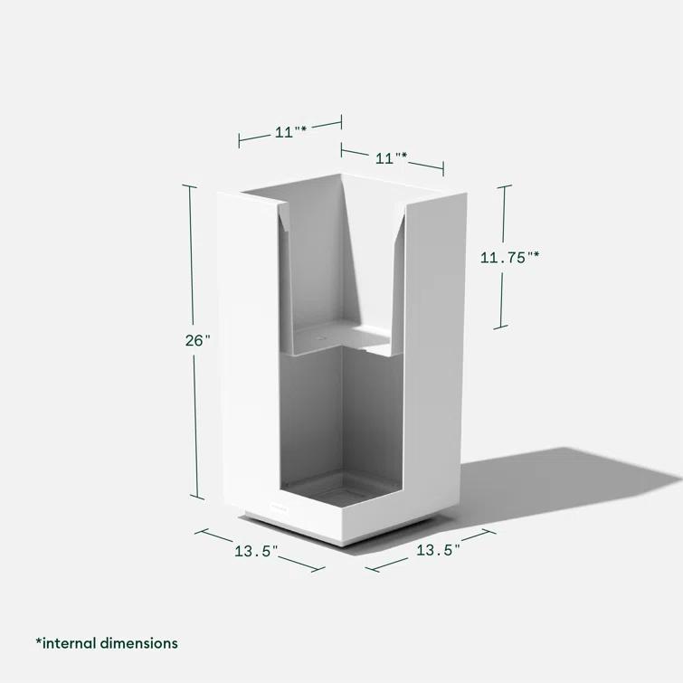 Block Series Pedestal Planter