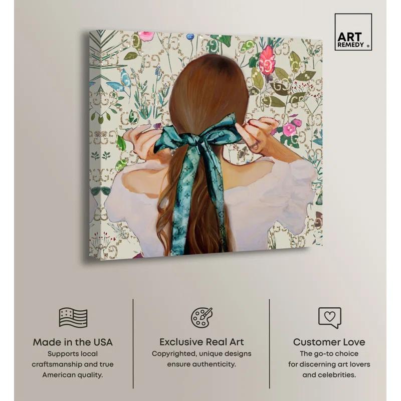 Art Remedy Dreaming of Beautiful Italy Canvas Floral Glam Art by Art Remedy