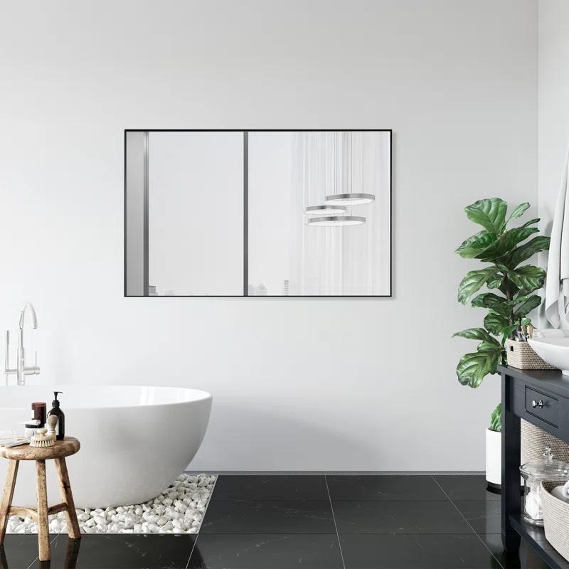 Altair Metal Flat Wall Mirror