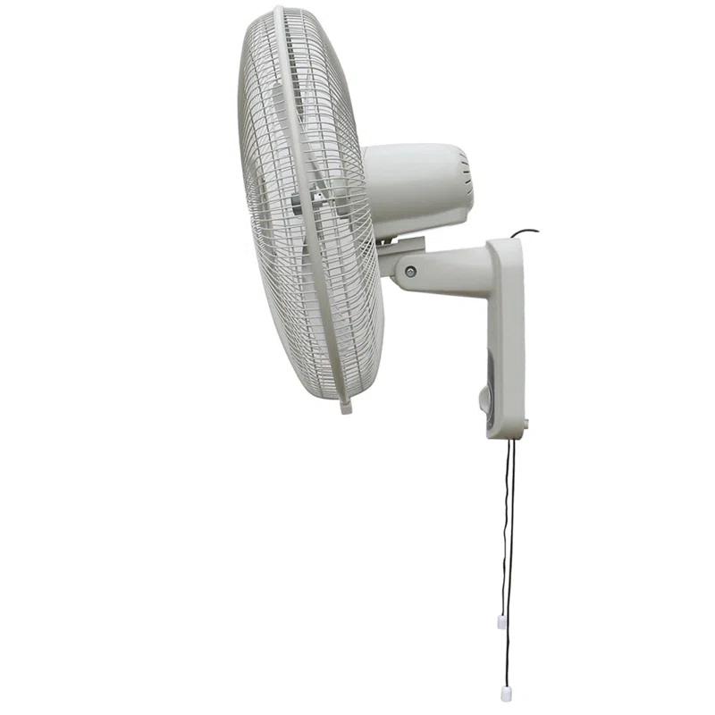 iLIVING ILG8IN18X Glow Oscillating Wall Mount Fan with Adjustable Tilt, 18-inch, 3 Speed, Metal Grille and Blade, 90 Degree Oscillation, Airflow 1650CFM, Ideal for Home, Bedroom, Gym & Office, Greenhouse