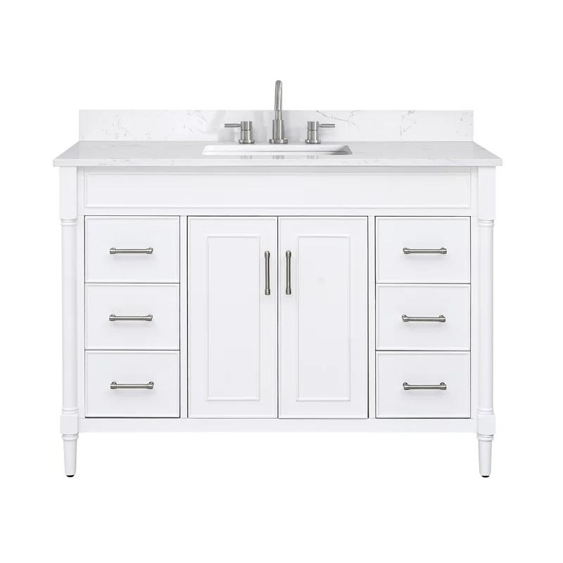 Avanity Bristol 48" Free Standing Single Bathroom Vanity with Engineered Stone Top