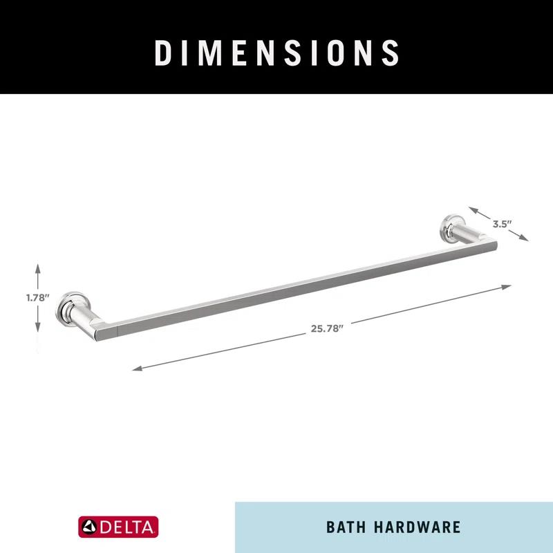 Tetra 24 in. Towel Bar Bath Hardware Accessory