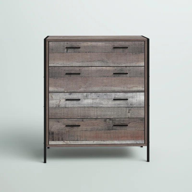 Steelside™ Shelby 33'' W 4 - Drawer Dresser