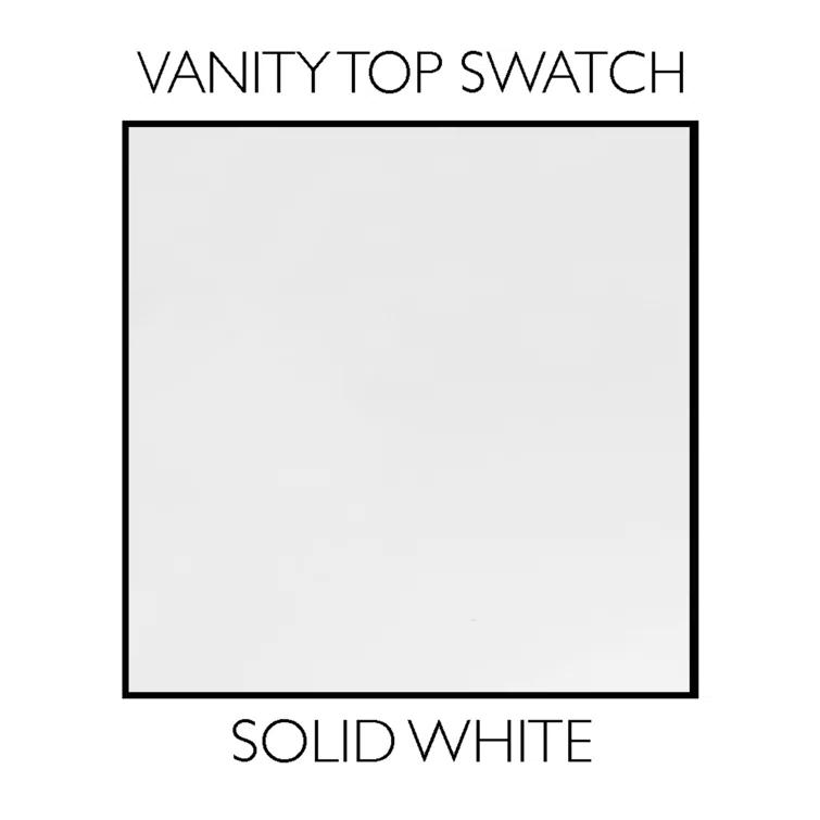 Design House 73 Inch Cultured Marble Vanity Top Two Sinks with Backsplash, White