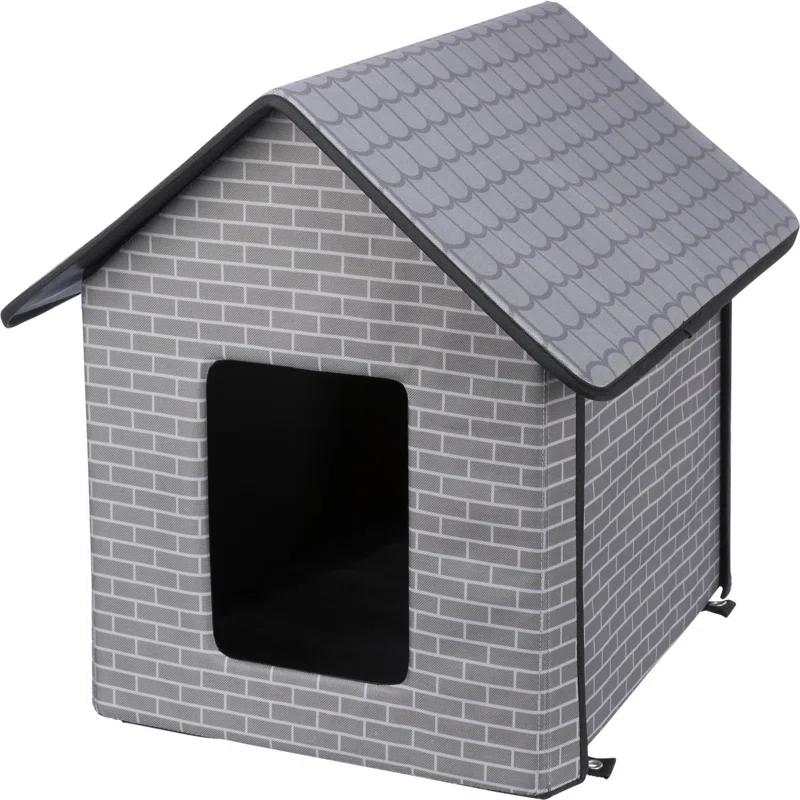 TRIXIE TRIXIE Insulated Outdoor Pet House, Waterproof Material, For Small Dogs and Cats, Feral Cats
