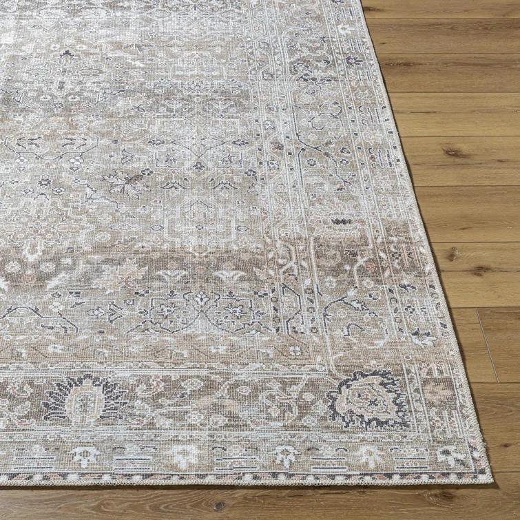 Our PNW Home x Livabliss Our PNW Home x Livabliss Machine Washable Oriental Boho Brown Area Rug